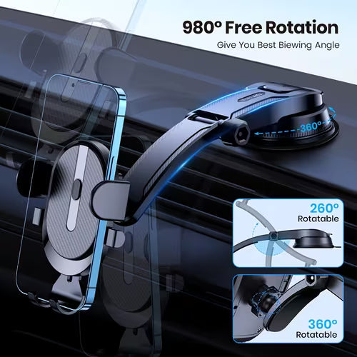 Car Phone Holder Mount for Dashboard - Upgraded